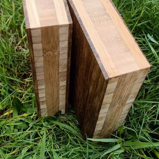 5-lagige H-förmige 2440 x 1220 x 40 mm gewebte Bambussperrholzplatten, Bretter, Platten, verwendet für Möbel, Tischplatten, Arbeitsplatten, Arbeitsplatten.