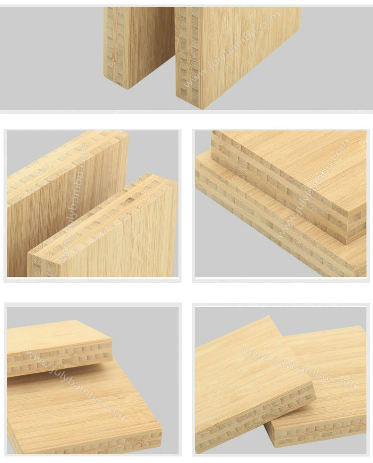 5ply Vertical Natural Colors Bamboo Plywood Panel for Worktops