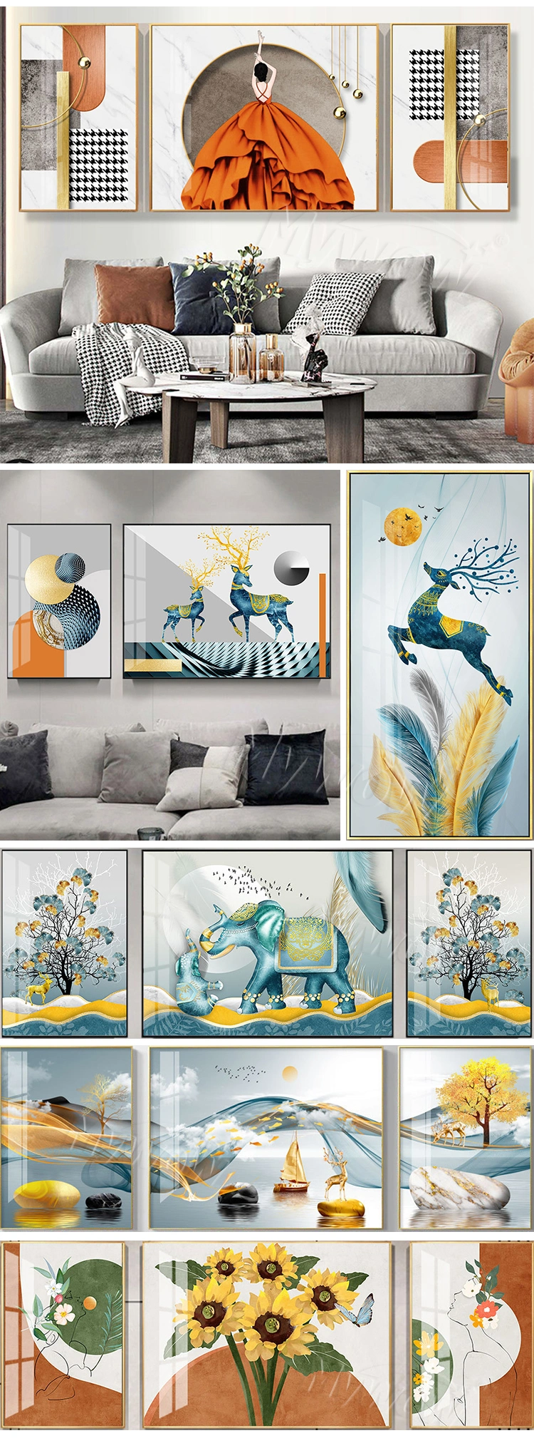 Post-Modern & Korean & Multi-Design Wall Mural for Home