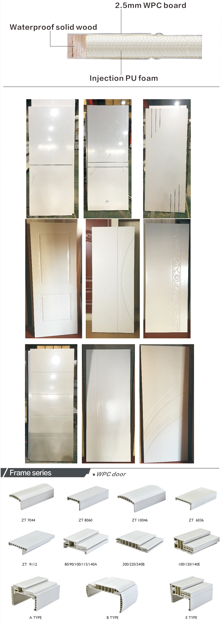 Environmental Waterproof Moisture-Proof Bamboo Interior Door