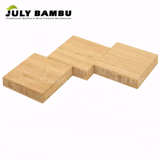 5-lagige vertikale Bambussperrholzplatte in natürlichen Farben für Arbeitsplatten