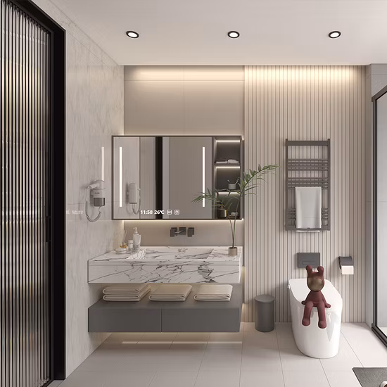 Umweltbeständige, feuchtigkeitsbeständige Bambus-Innentür